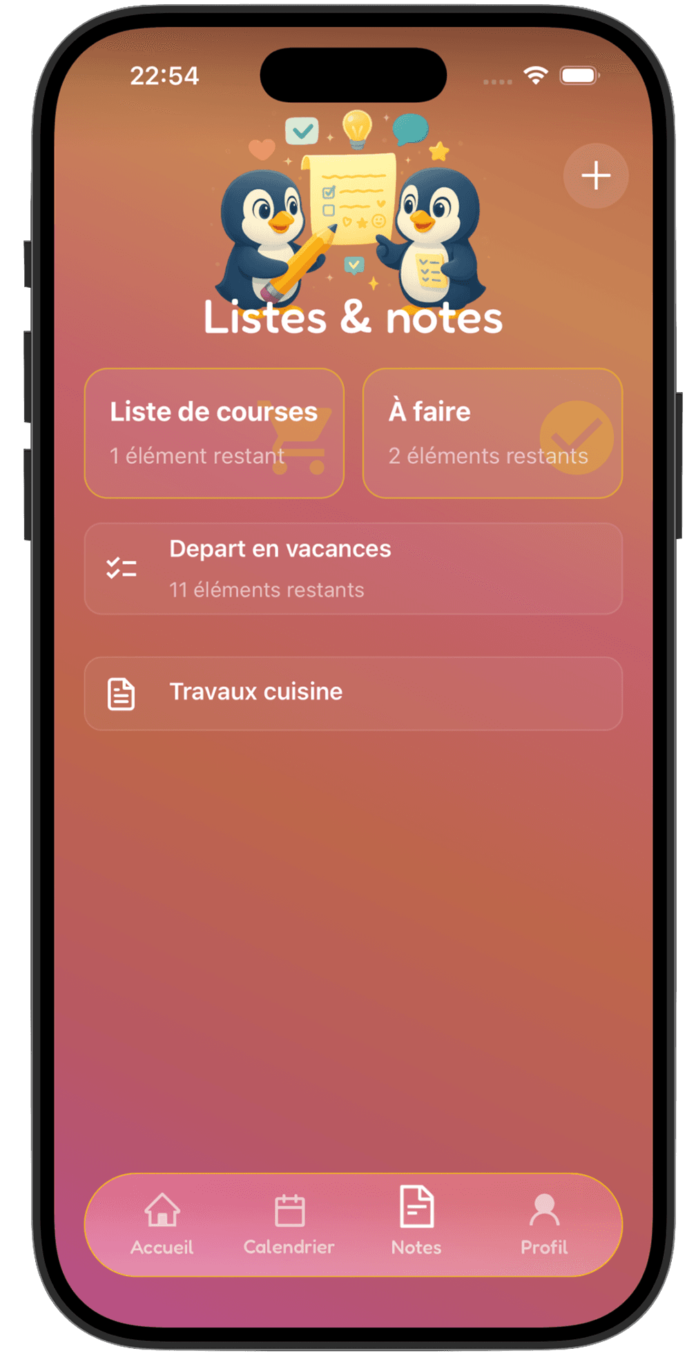 Notes and routines together